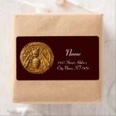 ÉTIQUETTE HONEY BEE, BEEKEEPER APIARIST (En situation)