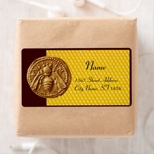 ÉTIQUETTE HONEY BEE, BEEKEEPER APIARIST (En situation)