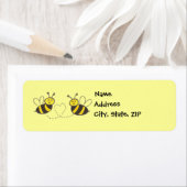 Étiquette Honey Bees with Heart (En situation)