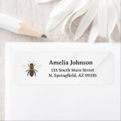 Étiquette Honey Business  Return Address Label (En situation)