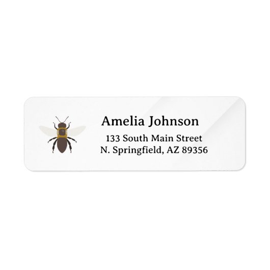 Étiquette Honey Business  Return Address Label (Devant)