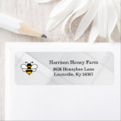 Étiquette Honey Business Return Address Label (En situation)