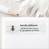Étiquette Honey Business  Return Address Label (En situation)