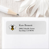 Étiquette Honey Business  Return Address Label (En situation)