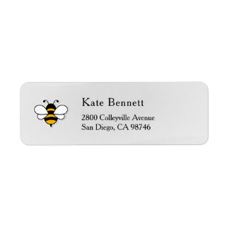 Étiquette Honey Business  Return Address Label