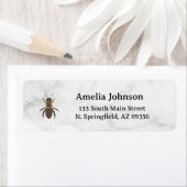 Étiquette Honey Business  Return Address Label (En situation)