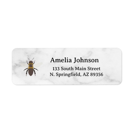 Étiquette Honey Business  Return Address Label (Devant)