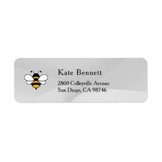 Étiquette Honey Business  Return Address Label