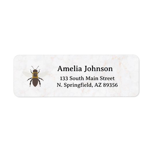 Étiquette Honey Business  Return Address Label (Devant)