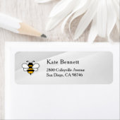 Étiquette Honey Business  Return Address Label (En situation)