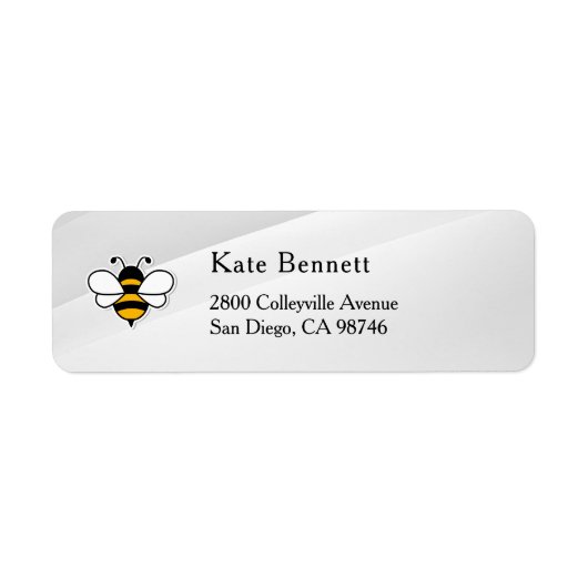 Étiquette Honey Business  Return Address Label (Devant)
