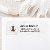 Étiquette Honey Business  Return Address Label (En situation)
