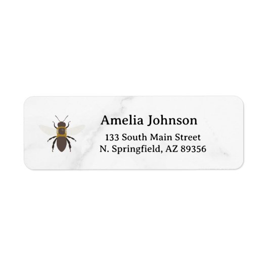 Étiquette Honey Business  Return Address Label (Devant)