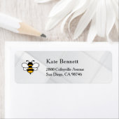 Étiquette Honey Business  Return Address Label (En situation)