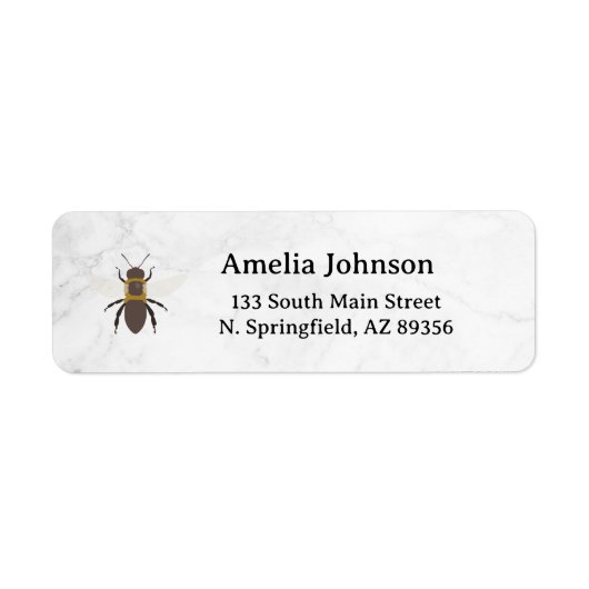 Étiquette Honey Business  Return Address Label (Devant)