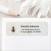 Étiquette Honey Business  Return Address Label (En situation)