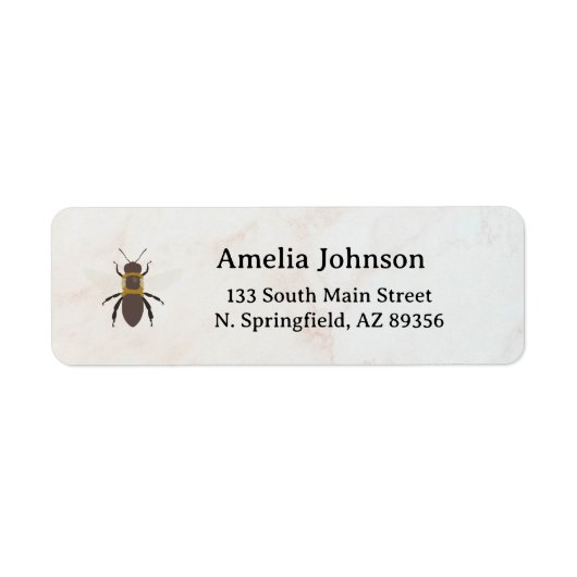 Étiquette Honey Business  Return Address Label (Devant)