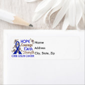 Étiquette Hope Courage Faith Force 3 Colon Cancer (En situation)