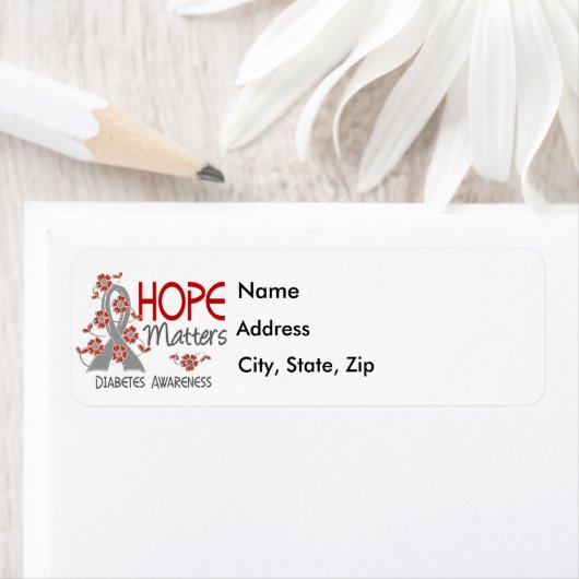 Étiquette Hope Matters 3 Diabète (En situation)