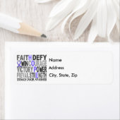 Étiquette Hope Word Collage Cancer de l'estomac (En situation)