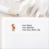 Étiquette Hopi Flute Player - Design du sud-ouest de l'Inde (En situation)