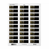 Étiquette Horse Cowboy Boots Sunflowers Rustic Barque (Feuille entière)