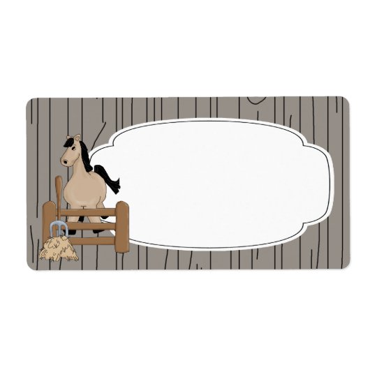 Étiquette Horse Farm (Devant)