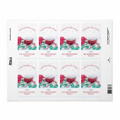 Étiquette Hot Cocoa Marshmallows & Sucre de canne cadeau de  (Feuille entière)