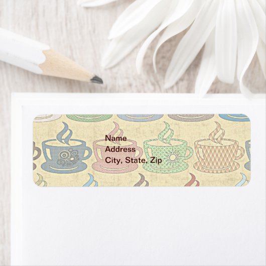 ÉTIQUETTE HOT COFFEE (En situation)