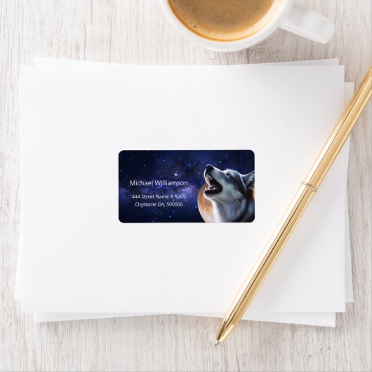 Étiquette Howling Wolf (En situation)