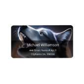 Étiquette Howling Wolf (Devant)