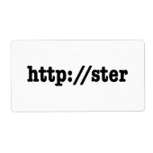 Étiquette http://ster / code html (Devant)