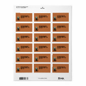 Étiquette Hug Me C'est Halloween (Feuille entière)