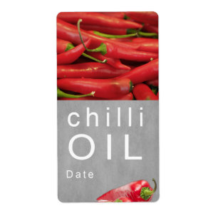 Étiquette Huile de piments
