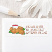 Étiquette Huîtres de prairie des Rocheuses Profondes Frisées (En situation)