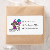 Étiquette Humour alternatif d'anniversaire (En situation)