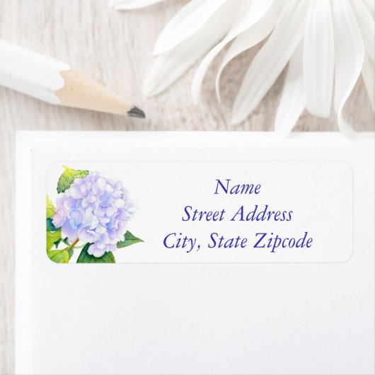 Étiquette 'Hydrangea' (En situation)