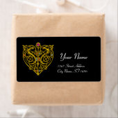 Étiquette HYPER VALENTINE Noir (En situation)