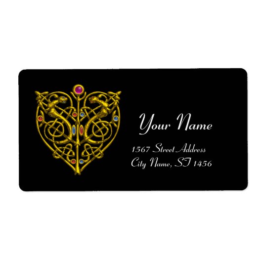 Étiquette HYPER VALENTINE Noir (Devant)