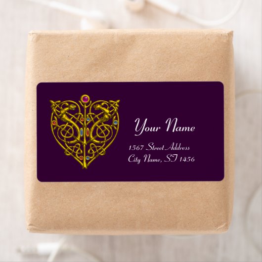 Étiquette HYPER VALENTINE Purple (En situation)