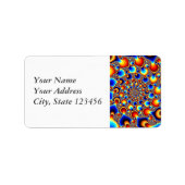 Étiquette Hypn0sis - Art fractal (Devant)