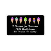 Étiquette Icecream - SRF (Devant)