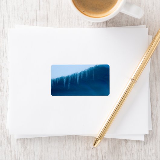 Étiquette Icicules (En situation)