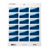 Étiquette Icicules (Feuille entière)