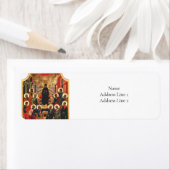 Étiquette Icône byzantine orthodoxe de la Pentecôte (En situation)