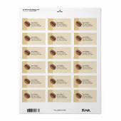 Étiquette Icône de café (Feuille entière)