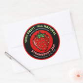 Étiquette Icône fraise (Enveloppe)