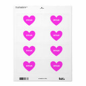 Étiquette Iffah (Feuille entière)