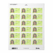 Étiquette Igel avec cerises (Feuille entière)