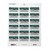 Étiquette Iguana à St Thomas (Feuille entière)